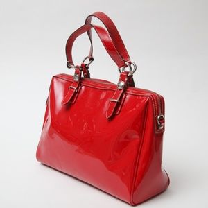 Coach Red Patent Leather Purse